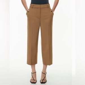 Aritzia Babaton Agency Cropped Pant-City Wool size 12